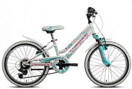 Kerékpár Torpado T636 MAJA 20" 6seb. fehér/zöld (21T) 21T636B_KPJ