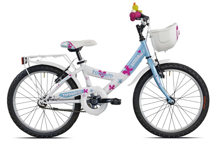 Kerékpár Torpado T631 SIMBA 20" fehér/kék 1seb. (23T) 23T631B_KPJ