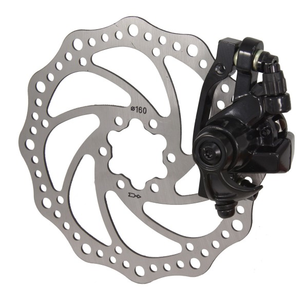 Fék Saccon tárcsafék mechanikus első Ø160 mm adapter F160/R140 DM33F_AF