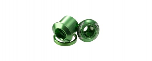 Lánctányércsavar   anya Reverse alu zöld / DB 50102_AHAALK