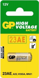 elem GP 23A 12V 55mAh (LR32 A23 V23GA MN21) d10.22x28.5mm 23AE-2C5_TEL