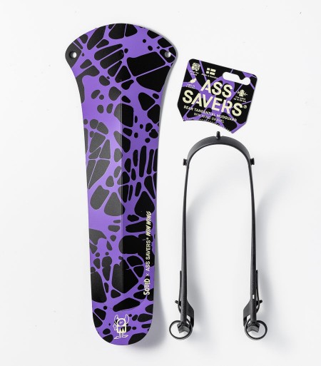 sárvédő Ass Savers Win Wing 2 Gravel SQUID fekete/lila minta (Ass-Savers) WGS-2-SQD_TSAR