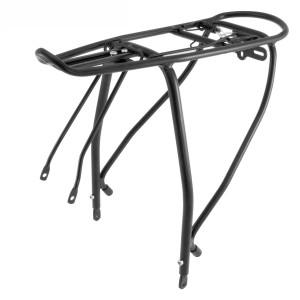 Csomagtartó EASY hátsó alu. állítható fekete, 26"-28", max.25 kg, tárcsafékhez is, 20"-26" e-fatbike-okhoz is 588100181_TCSOM