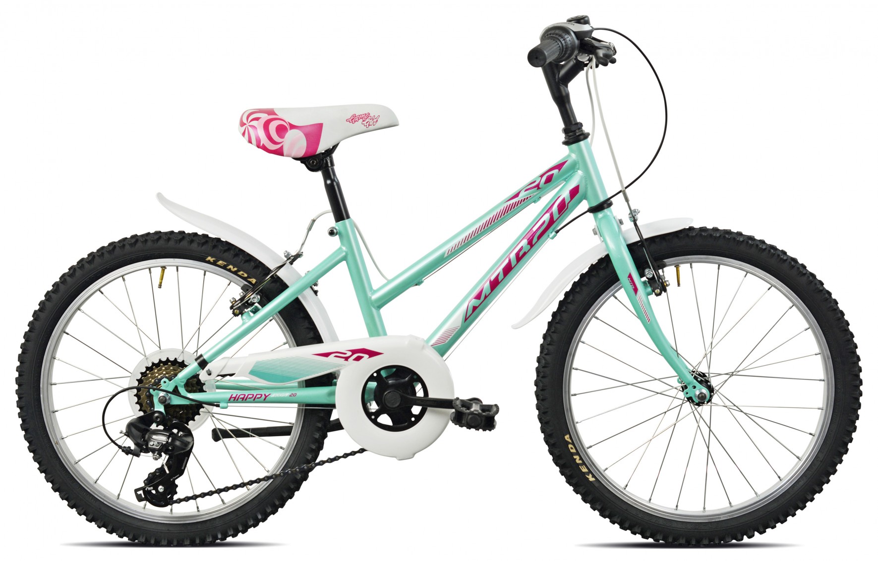 Kerékpár Esperia 9200 HAPPY MTB lány 20coll acél 1x6v türkiz 259200MDT_KPJ