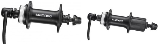 Agy Shimano Altus párban, 100/135mm (HB-RM35), centerlock tárcsafékes, fekete, 36H AFHRM35AZAL5+AHBRM35AL5_AA