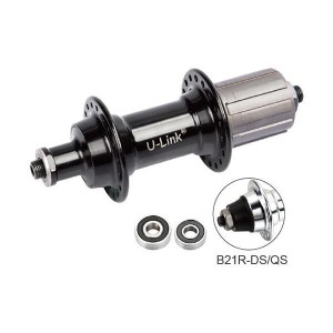 Agy hátsó U-link ipari csapágyas ORSZ.-i (130mm) kazettás 36H SH gyorszáras fekete U130_AA