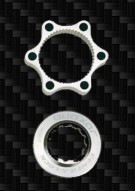 Center Lock adapter QUAXAR, EZÜST (CTR3000SI) CTR3000SI_AAK