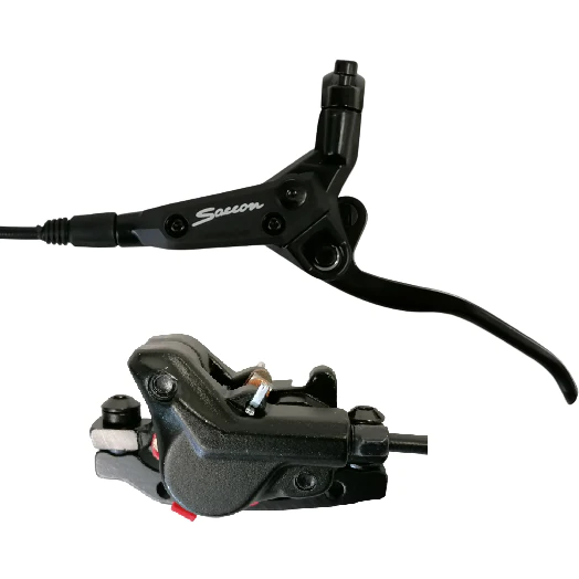 Fék Saccon tárcsafék hidraulikus első Ø160mm bowden 850mm full fekete DH56 DH56.L850_AF