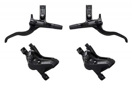 Tárcsafékszett Shimano Deore E H BRMT4204  850/1750mm hidraulikus 4dugattyús-OEM BRMT4204_AF