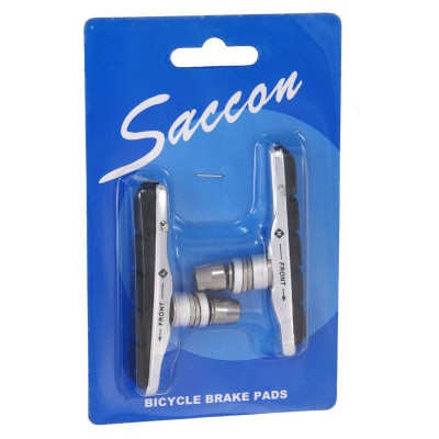 Fékpofa SACCON MTB ezüst PM26 / PÁR - bliszteres PM26B2C-55_AFFB