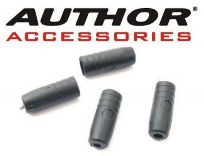 Bowdenkülső vég kupak ABS-Kb-21, anyaga: sárgaréz, 5mm / 100 db (fekete) - AUTHOR A24751301_ABK