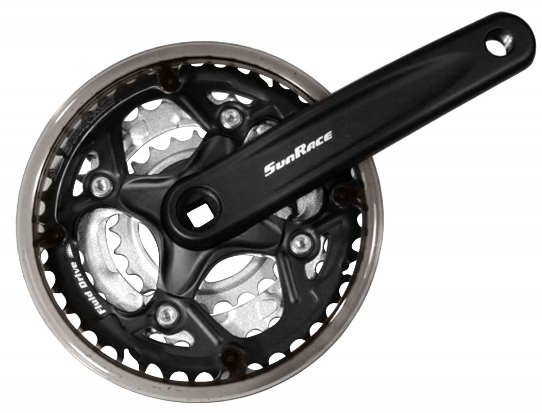 Hajtómű SunRace M51 MTB 24/34/42 152mm fekete (FCM513) FCM513-BOX_AHA