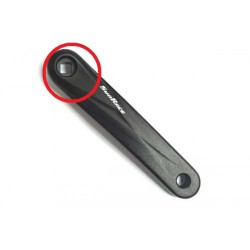 Hajtókar SunRace balos fekete 170mm (CAM500L) ELFORDÍTOTT NÉGYSZÖG CAM500L_AHAALK