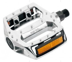 Pedál VeloGo alu platform ezüst 9/16 (méret: 108mm × 100mm) 7204071_APEDN