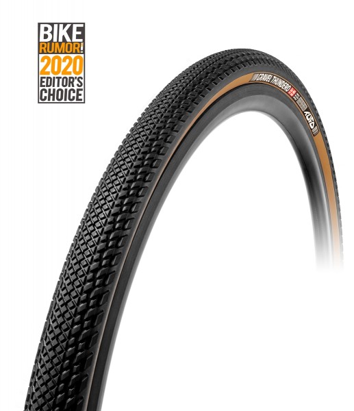 Külső TUFO Gravel Thundero, TLR, tubeless 36-622(700x36C), 390gr. 2-5 bar (30-70 p.s.i.) - - szövetsűrűség: 210 / 375 TPI -  FEKETE/BEIGE CLI1L2106151_AGK
