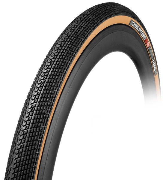 Külső TUFO Gravel Speedero HD, tubeless 40-622 (700x40C), 460gr. 2-5 bar (30-70 p.s.i.) - szövetsűrűség: 130 / 255 TPI erősített!!! fekete/beige CLI1L2302230_AGK
