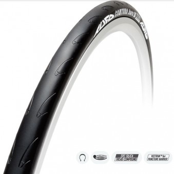 Külső TUFO COMTURA AERO 25-622 215gr. (700x25C) 6-9 bar (90-130 p.s.i.) fekete CLI1D1608160_AGK