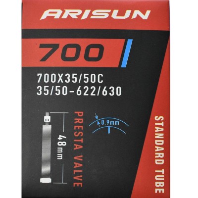 Belső 28" (35/50-622/630) szingószelepes (FV) 48mm ARISUN 7606212_AGB