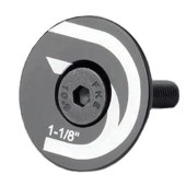 Ahead kupak Deda anodizált laser logo fekete (csavarral) HDTCAP_AKOKI