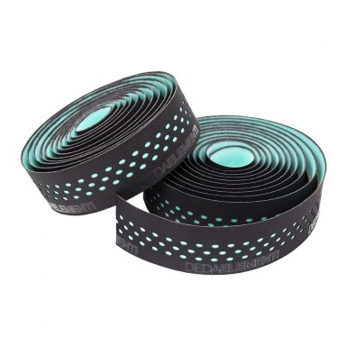 Kormánybetekerő DEDA PRESA Double fekete/celeste DEDATAPE407_AKBET