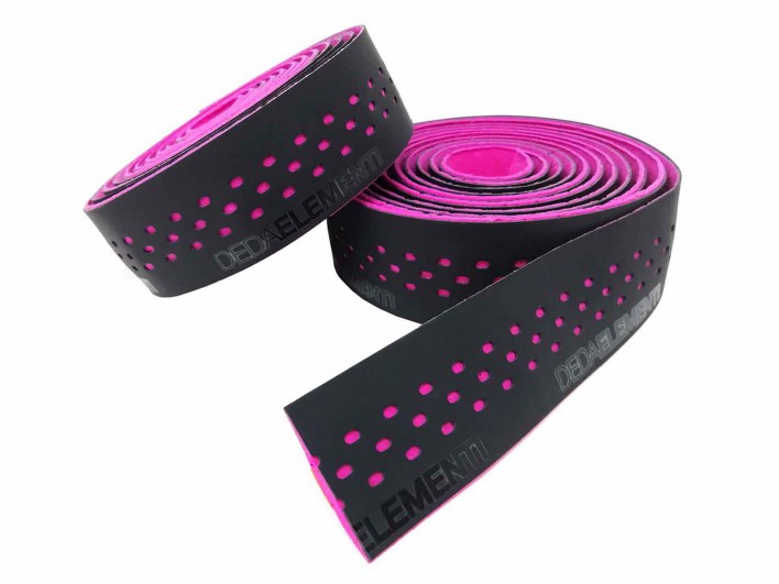 Kormánybetekerő DEDA PRESA Double feketén/FUXIA DEDATAPE409_AKBET