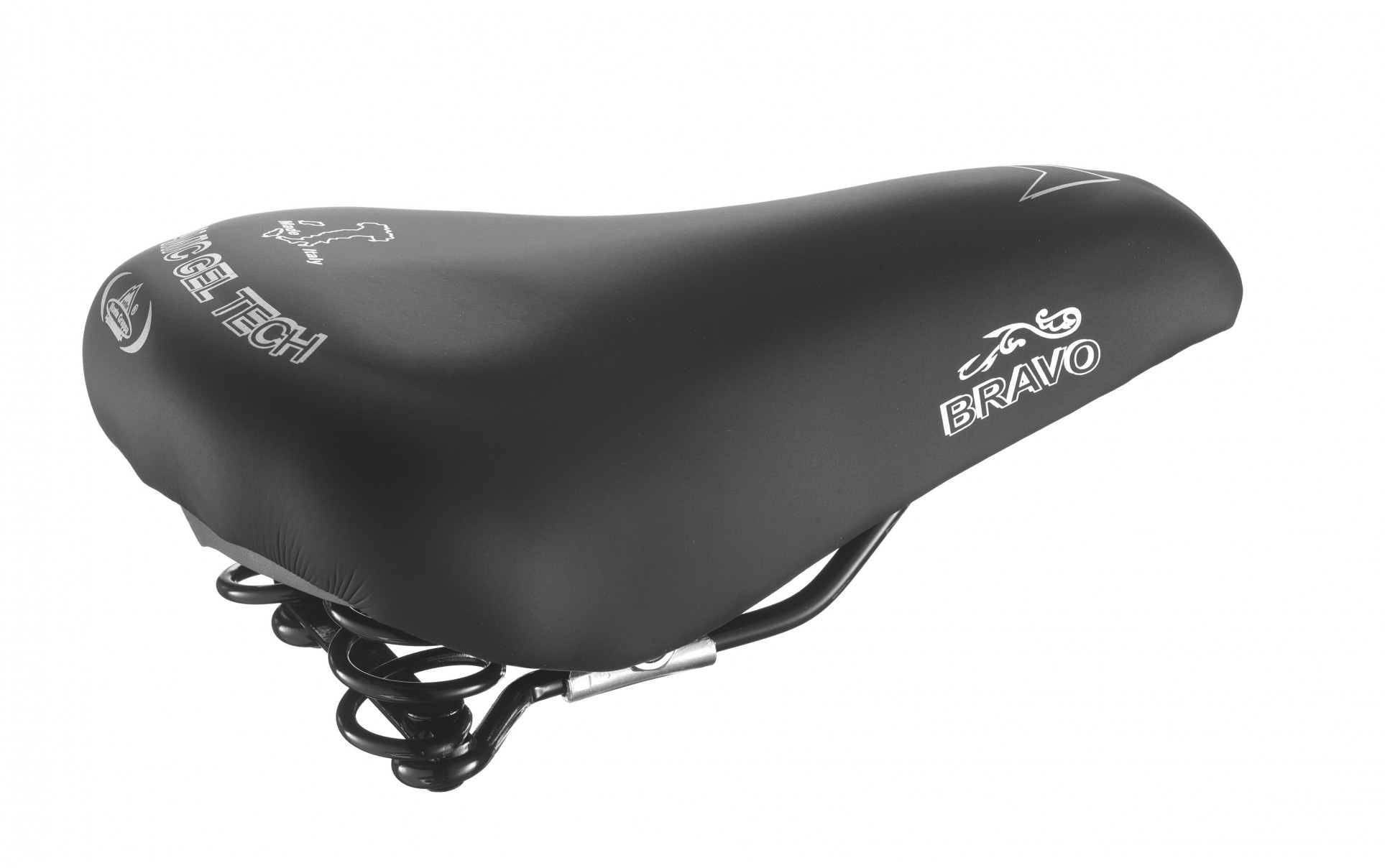 Nyereg Montegrappa 115 BRAVO GEL fekete  115/G_ANYE