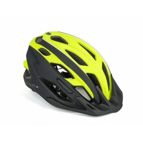 ROOT Inmold bukósisak X0 fekete/matt fluorit sárga (52-57mm) - AUTHOR A9001453.5257_TBU