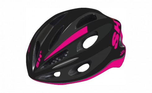 Bukósisak SH  SHAKE JUMP fekete/fluo pink 53 - 56cm - XS/S BP0210_TBU