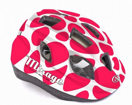 MIRAGE Inmold 196 gyerek bukósisak (piros/fehér) 52-56cm - AUTHOR 09089972_TBU