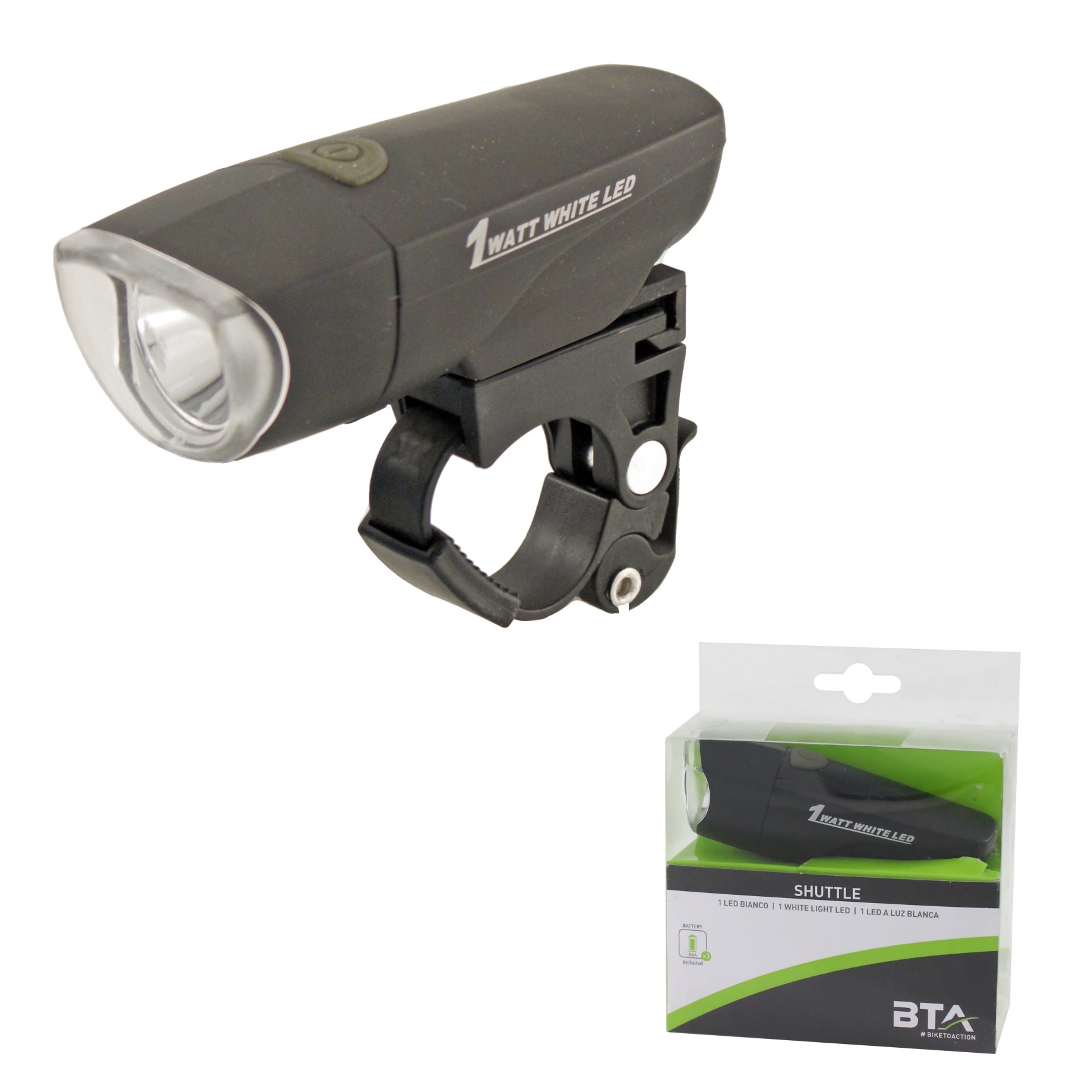 Lámpa RMS első 1 ledes 1 Wattos fekete (Shuttle) 546012541_TLAMP