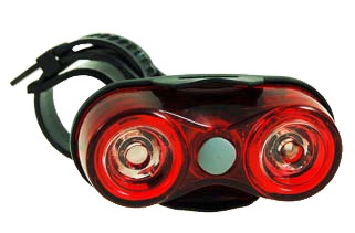 Lámpa hátsó 2 Super Bright led 78 LUX Ø25,4-31,6mm (Good Bike - 314) 092314_TLAMP