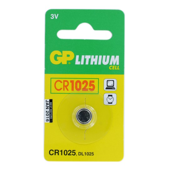 elem GP CR1025 3V 30mAh Lithium CR1025-C5_TEL