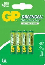 elem GP R03 1.5V AAA 4db-os (GREENCELL) R03 24G-C4_TEL
