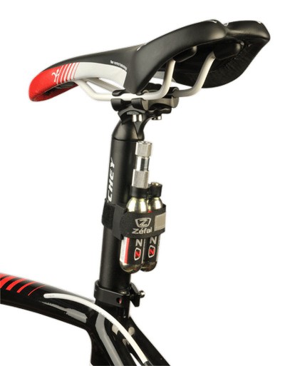 CO2 HOLDER pumpatartó nyeregcsőre - ZEFAL - AKCIÓS ÁR! Z1071_TPUM