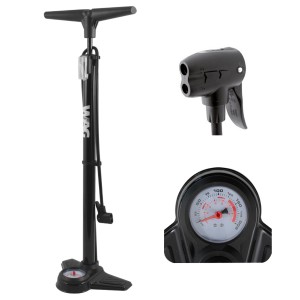 Pumpa álló WAG BASIC PLUS kijelzős FEKETE acél ø32x670mm 588081051_TPUM