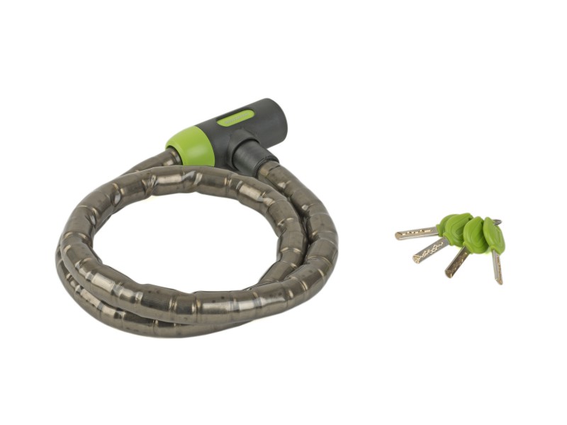 Zár spirál lakat ACL-90 d.25 x 1200mm (fekete/zöld), - AUTHOR A17060909_TZ