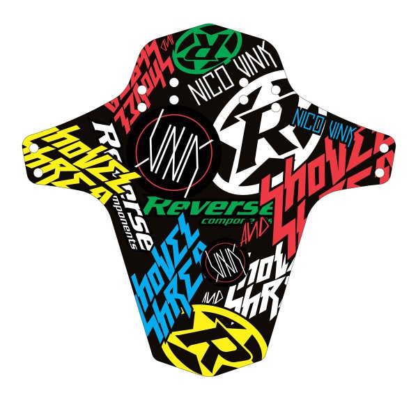 Sárvédő REVERSE MTB első teleszkóp merevítésére szerelhető ( Nico Vink-Stickerbomb) 7455_TSAR