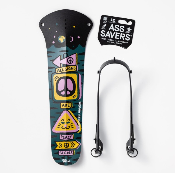 sárvédő Ass Savers Win Wing 2 Gravel BITS N PEACES színes/peace minta (Ass-Savers) WGS-2-JBP_TSAR