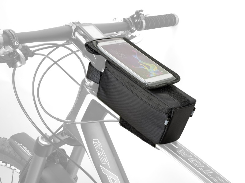 Váztáska első mobiltelefontartóval A-R256 XL TANK MPP, fekete - AUTHOR A15001089_TTASK