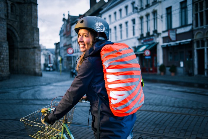 Táskahuzat Bag Cover BERLIN narancssárga 20-25 Literes- WOWOW 013048_TTASK