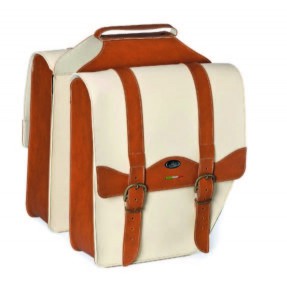 Táska csomagtartóra kétoldalas Montegrappa CRUISER krém/barna 0018/CR-MA_TTASK