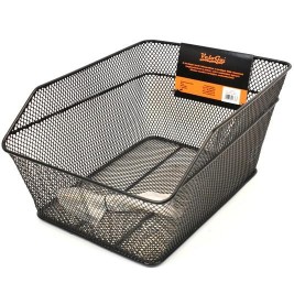 Kosár VeloGo HÁTSÓ fekete fém L 29x39x18cm 1103040_TTASK