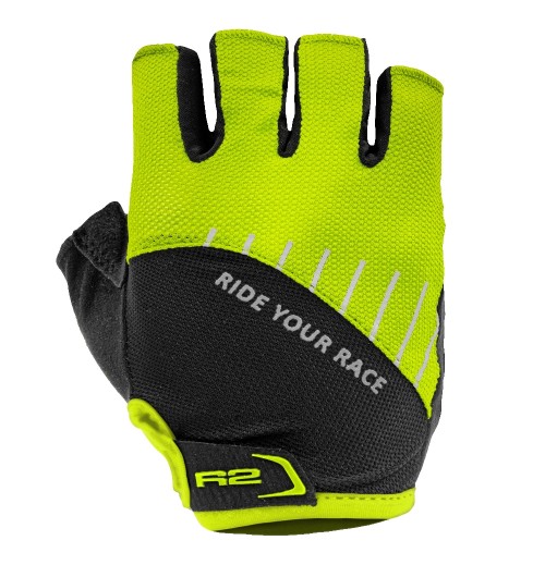 Kesztyű R2 HOPPY gyerek ATR48B/6Y, fekete/sárga ATR48B/6Y_RSK