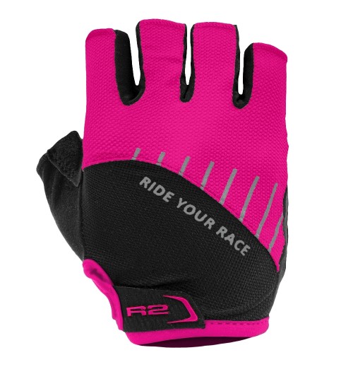 Kesztyű R2 HOPPY gyerek ATR48C/14Y, fekete/rózsaszín ATR48C/14Y_RSK