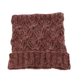 Téli kötött sál Relax TAMBORA pink/szürke (RKH228C) RKH228C_RSK