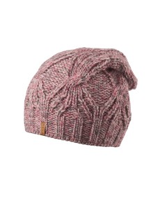 Téli kötött sapka FELNŐTT MÉRET Relax TAMBORA pink/szürke (RKH227C) RKH227C_RSK