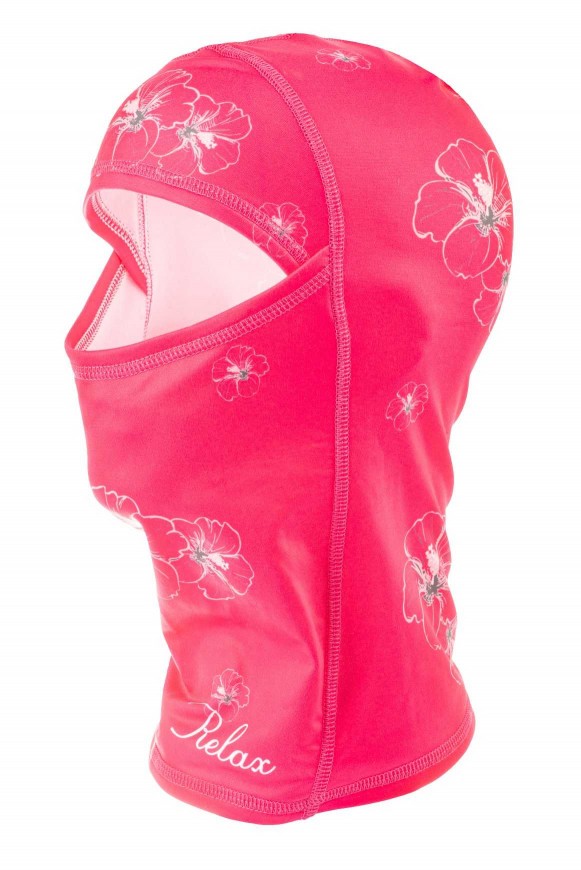 Thermo fejvédő maszk Relax S-es pink,rózsaszín/fehér - RK02V/S RK02V/S_RE