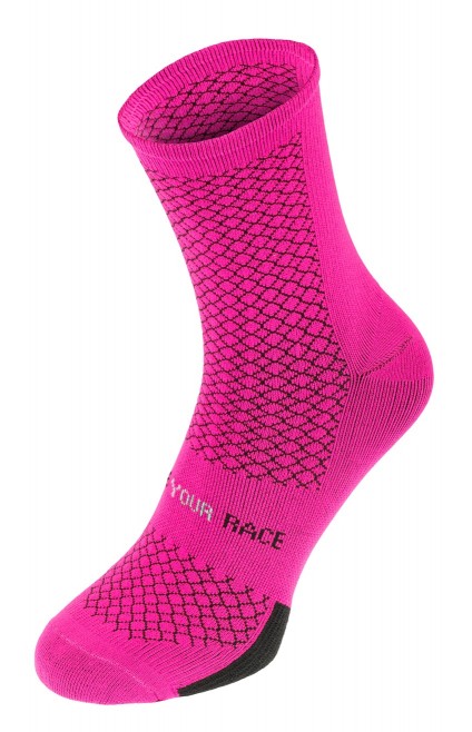 Zokni R2 ENDURANCE ATS11E/M-es, pink-fekete ATS11E/M_RE