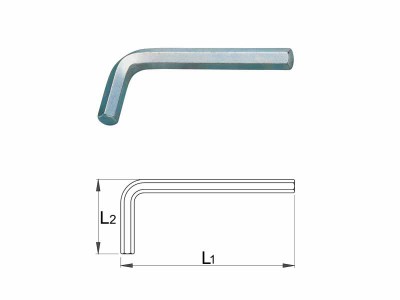 Szerszám Unior 220/3L (5), imbuszkulcs, hosszú típus 608515_SZER