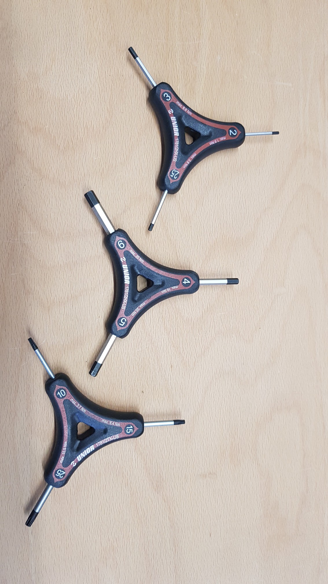 Szerszám Unior 1781/2HX-US (2x2,5x3), hármas imbuszkulcs (624908) 624908 _SZER